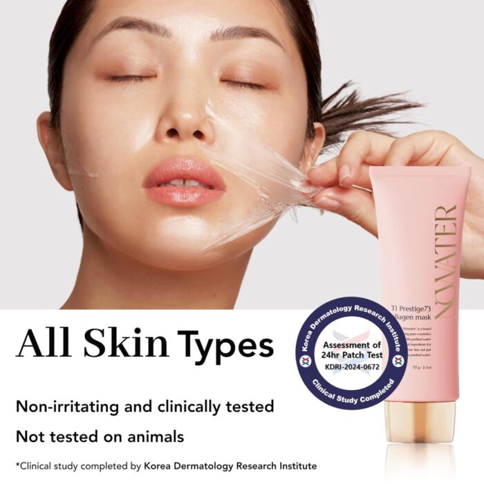 Collagen Peel Off Face Mask for Glass Skin, Korean Skincare (mini) - Image 2