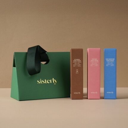 Sisterly Hand Cream 3-Piece Gift Set (Unscented Woody SPF30 PA++ Floral) for Gifting