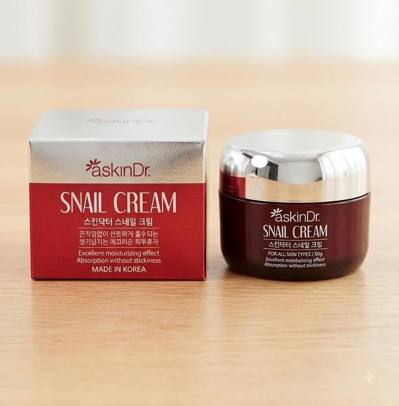 snail cream askinDr. Snail Moisture Cream 300g Large Volume Hydrating - Image 1